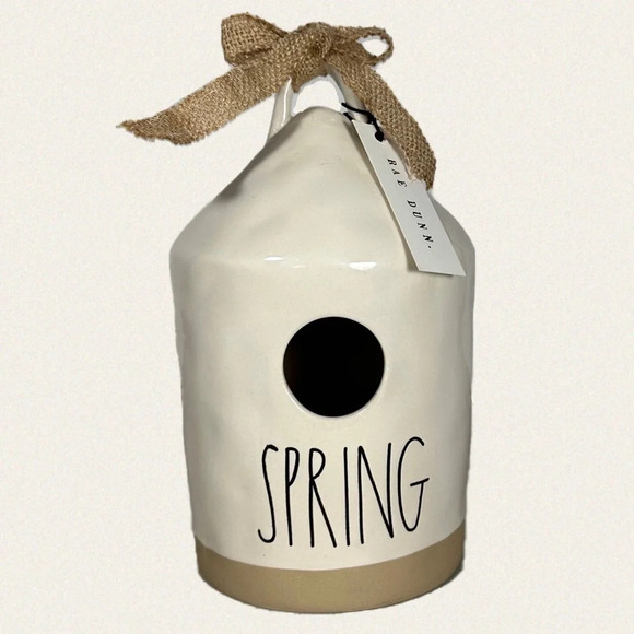 Rae Dunn “Spring”  Birdhouse - Picture 1 of 2